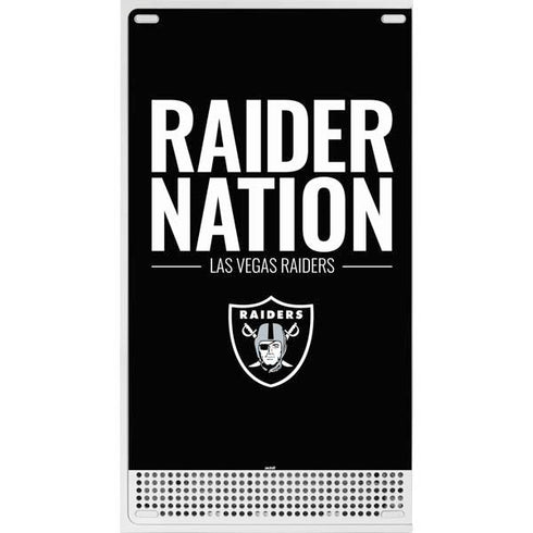 NFL Las Vegas Raiders Team Motto Xbox Series S Console Skin